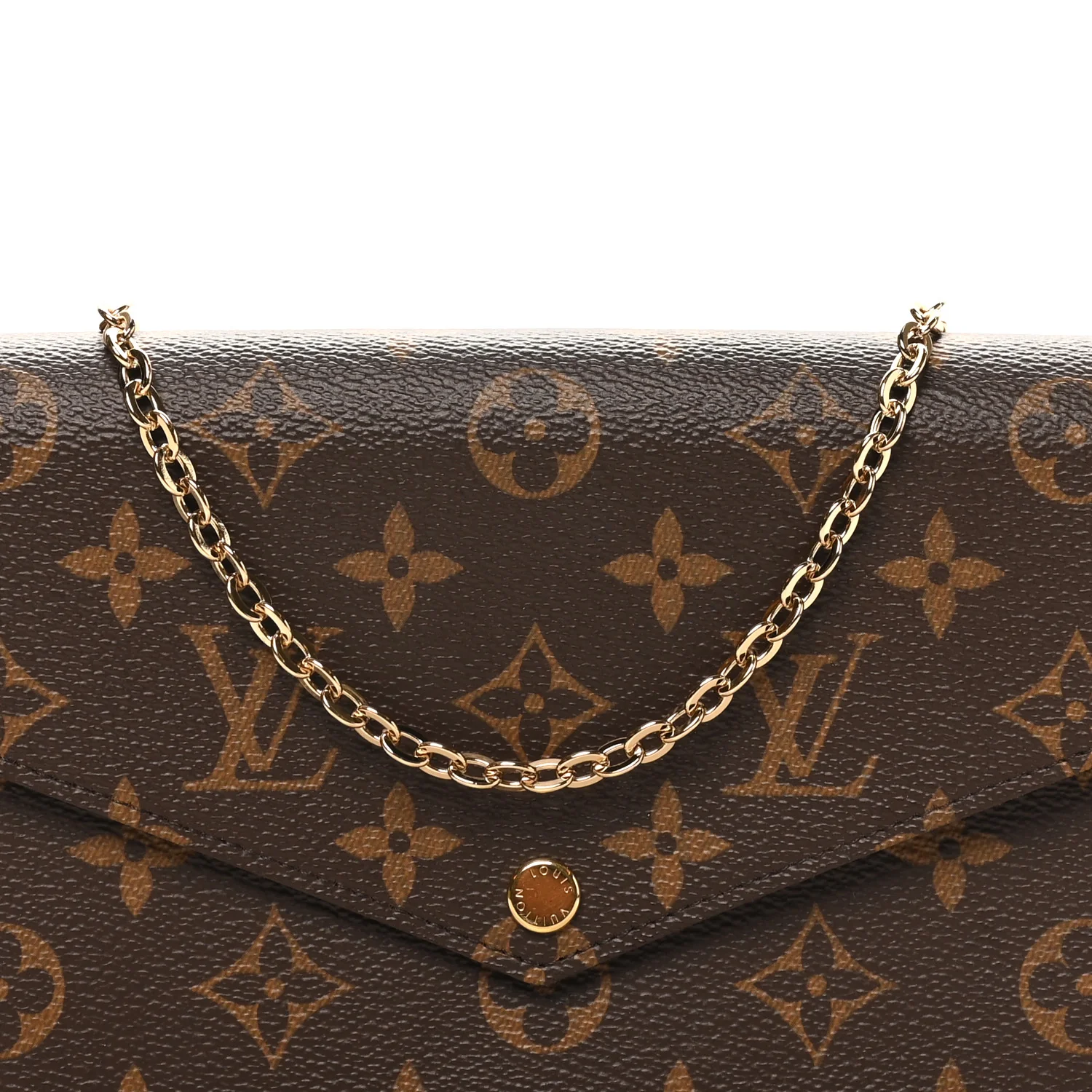 Monogram Pochette Felicie Chain Wallet Fuchsia - Top Club