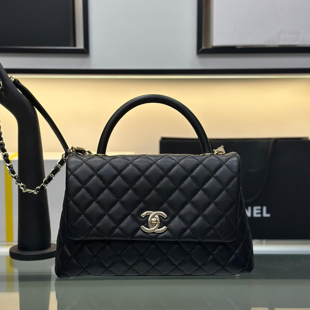 CHANEL Large Flap Bag With Top Handle(high-end grade) - Top Club