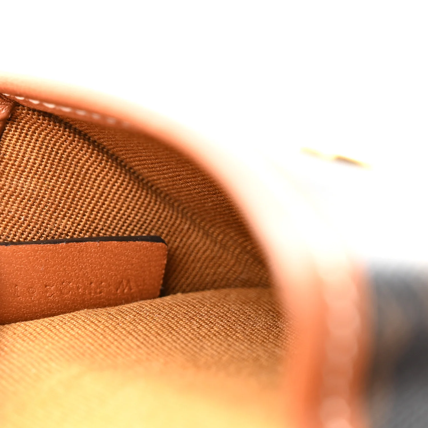 Canvas Calfskin Triomphe Airpod Case Tan - Top Club