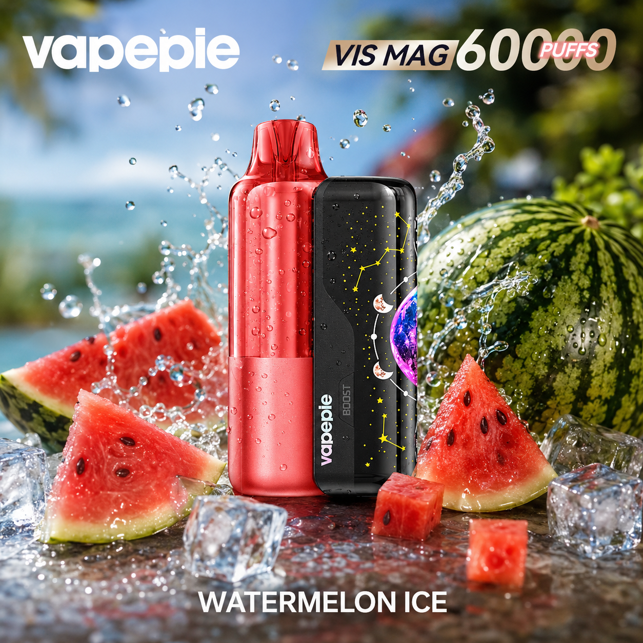Šťavnatý ledový meloun – VAPEPIE VIS MAG