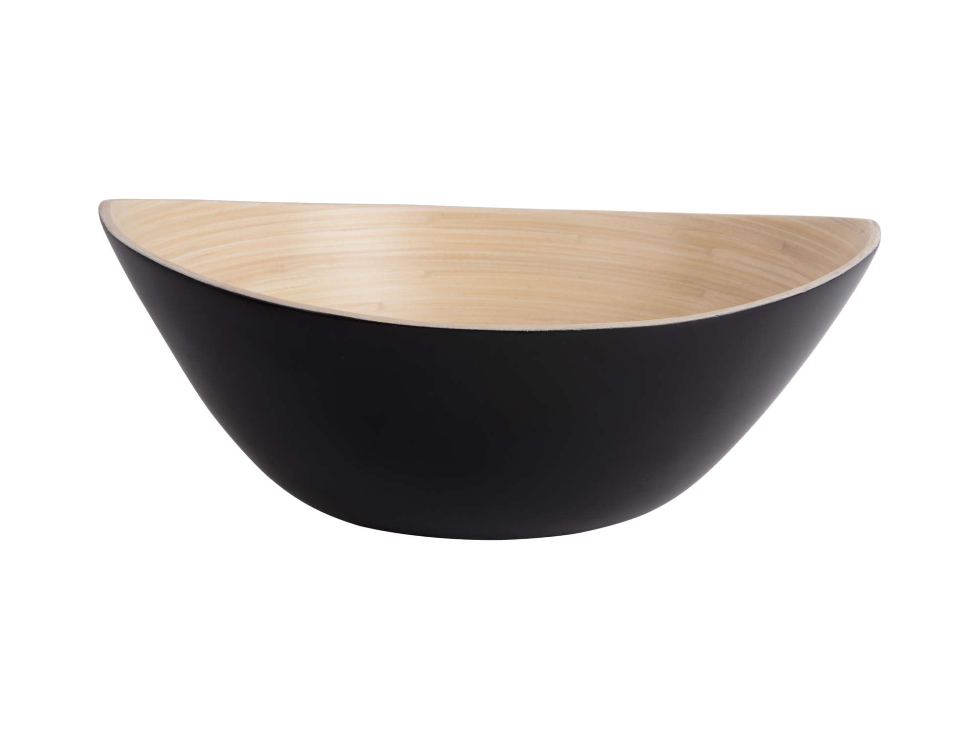 Bowl set Puro Oval bamboo black