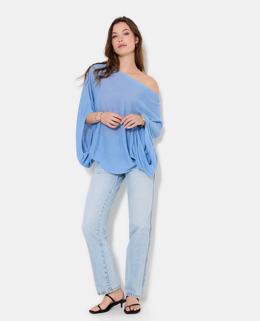 Pimkie Pull châle asymétrique en maille fine