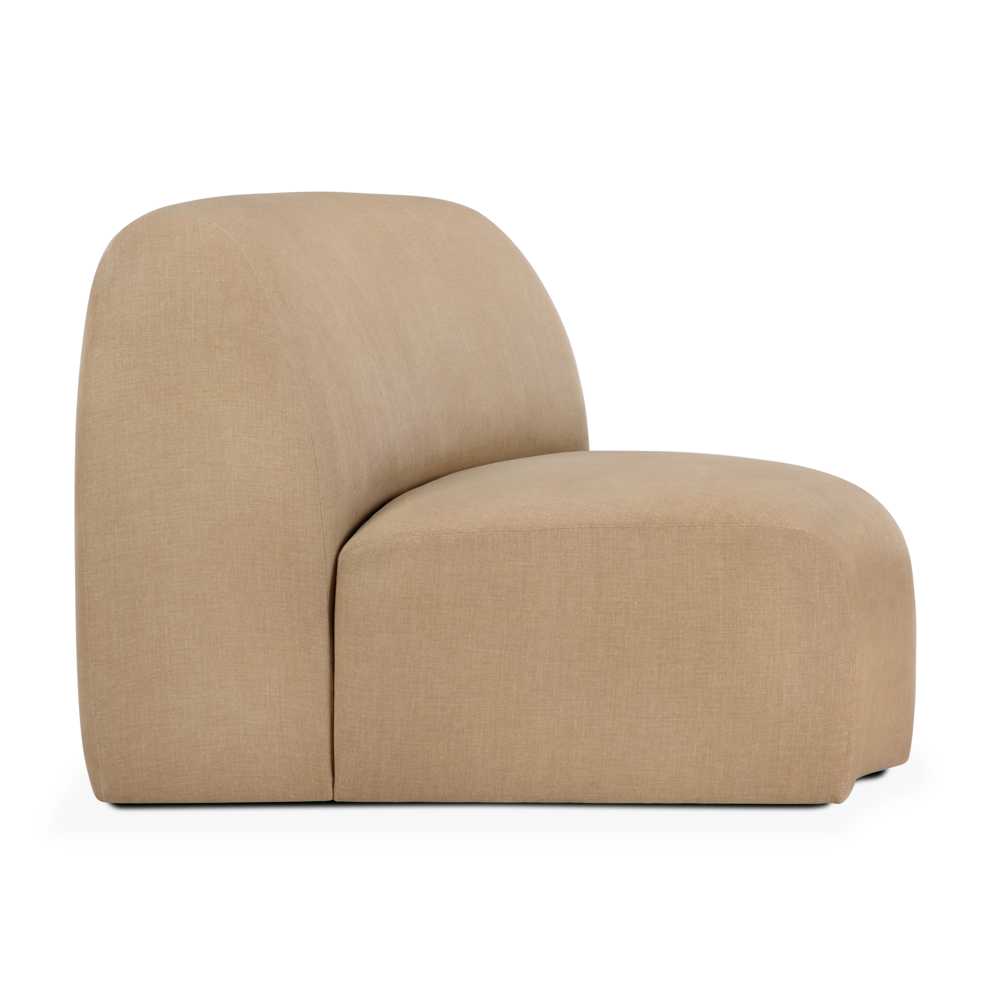 Bulky modulaire sofa - 45° hoekelement - light sepia