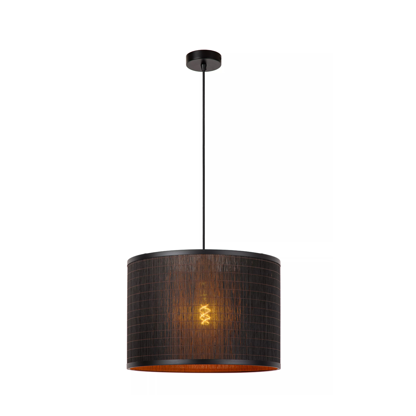 Hanglamp Tagalog Ø40 cm zwart bamboe