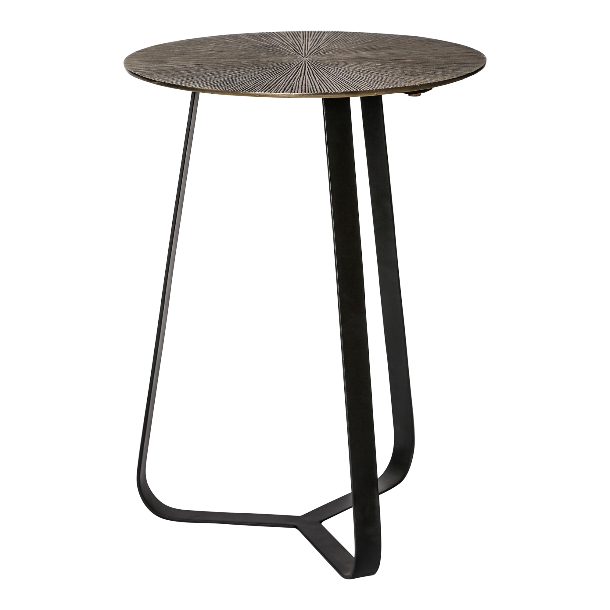 Salontafel Kian goud/zwart S B40xH54,50 cm