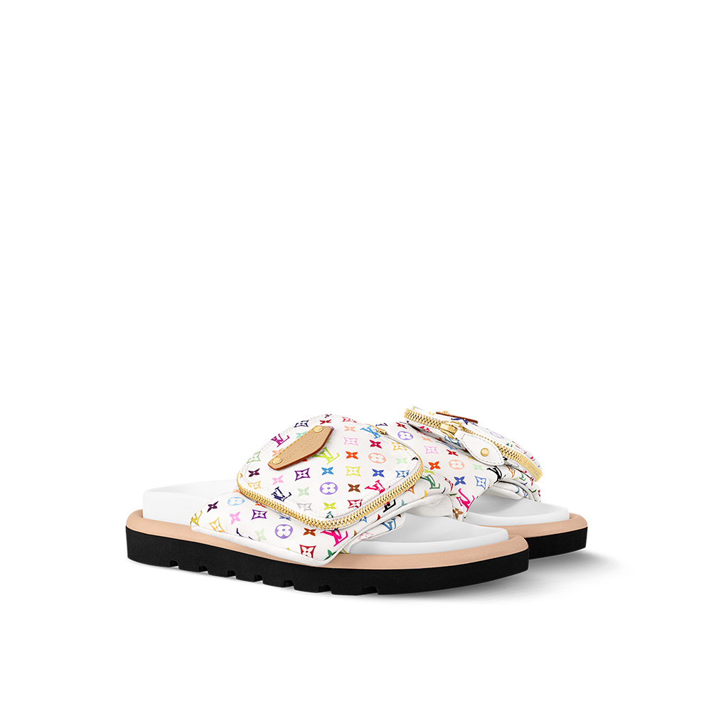 Louis Vuitton x Murakami  Pool Pillow Flat Comfort Mule (Replica) - Sneaker Replica Workshop