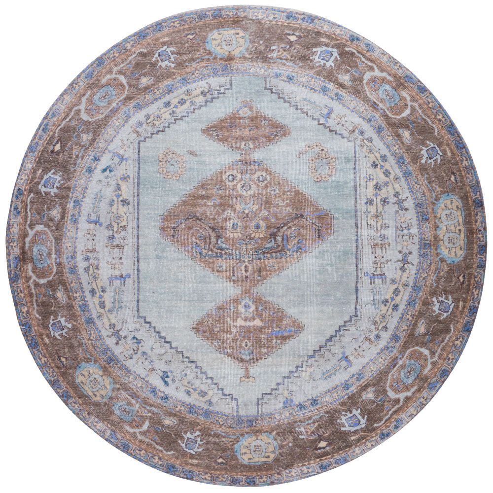 Karaca purple brown Rond 200 cm