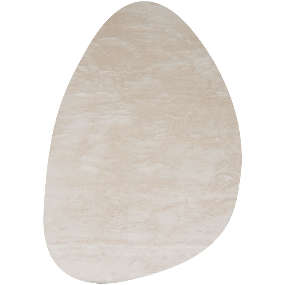 Vloerkleed Morbido Beige – Kiezelvormig 200 x 280 cm