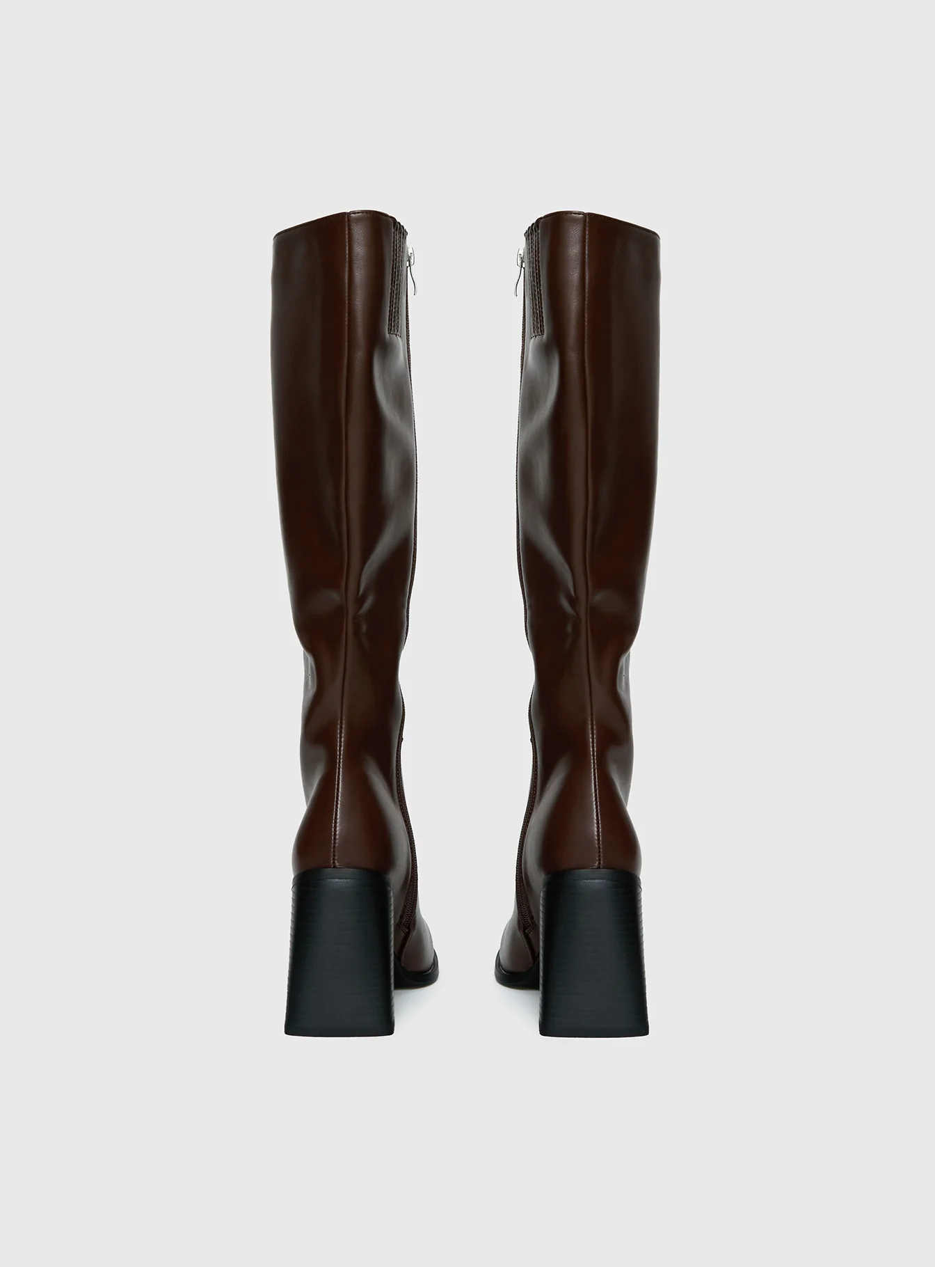 Renzo Knee High Boots Brown