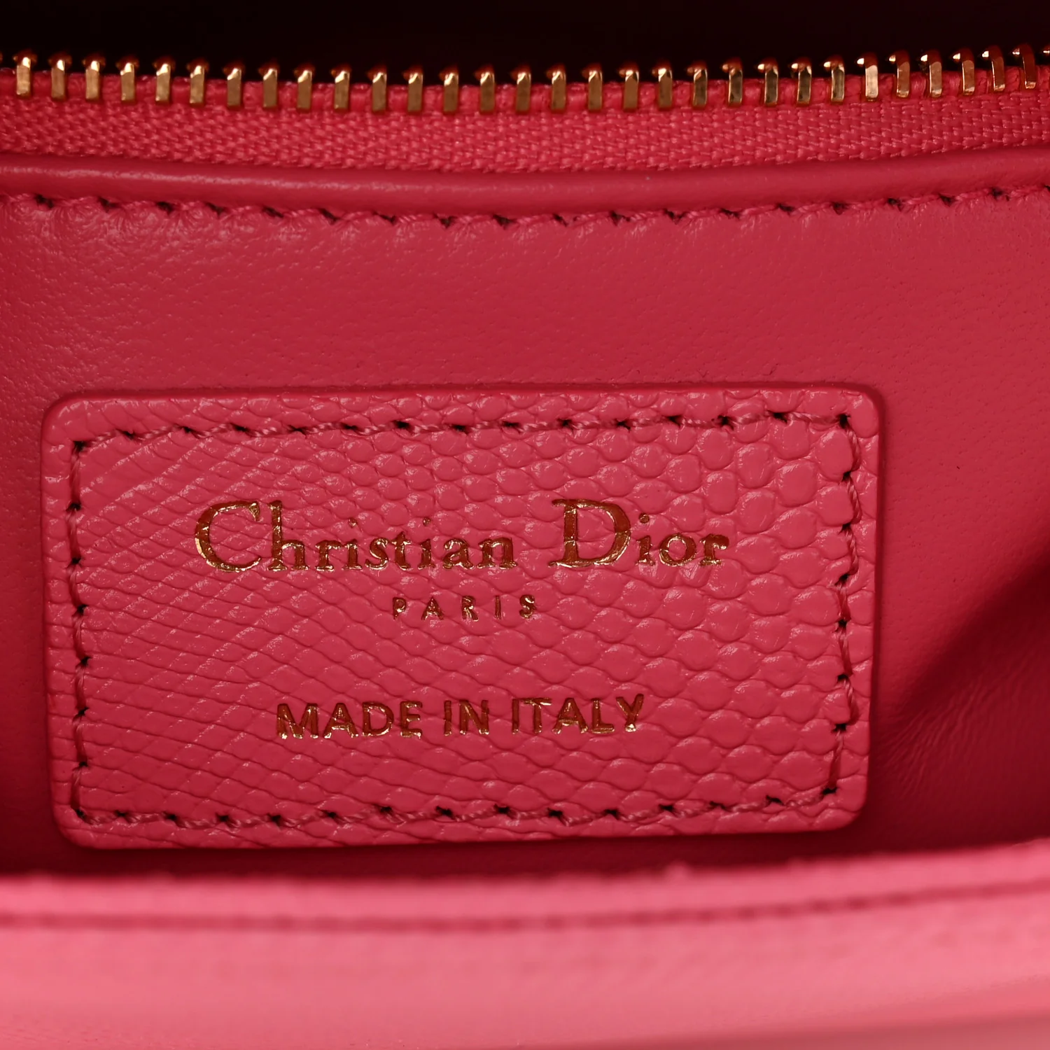 Lizard Mini Lady Dior Pink - Top Club