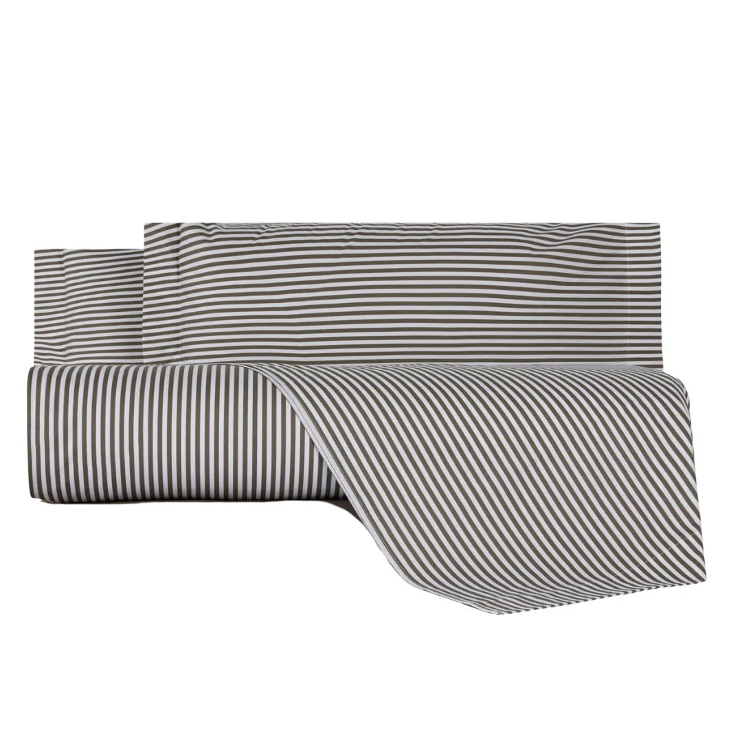 Copripiumino Con Federe In Percalle Polo 40X40 Cioccolato Mirabello Luisiana