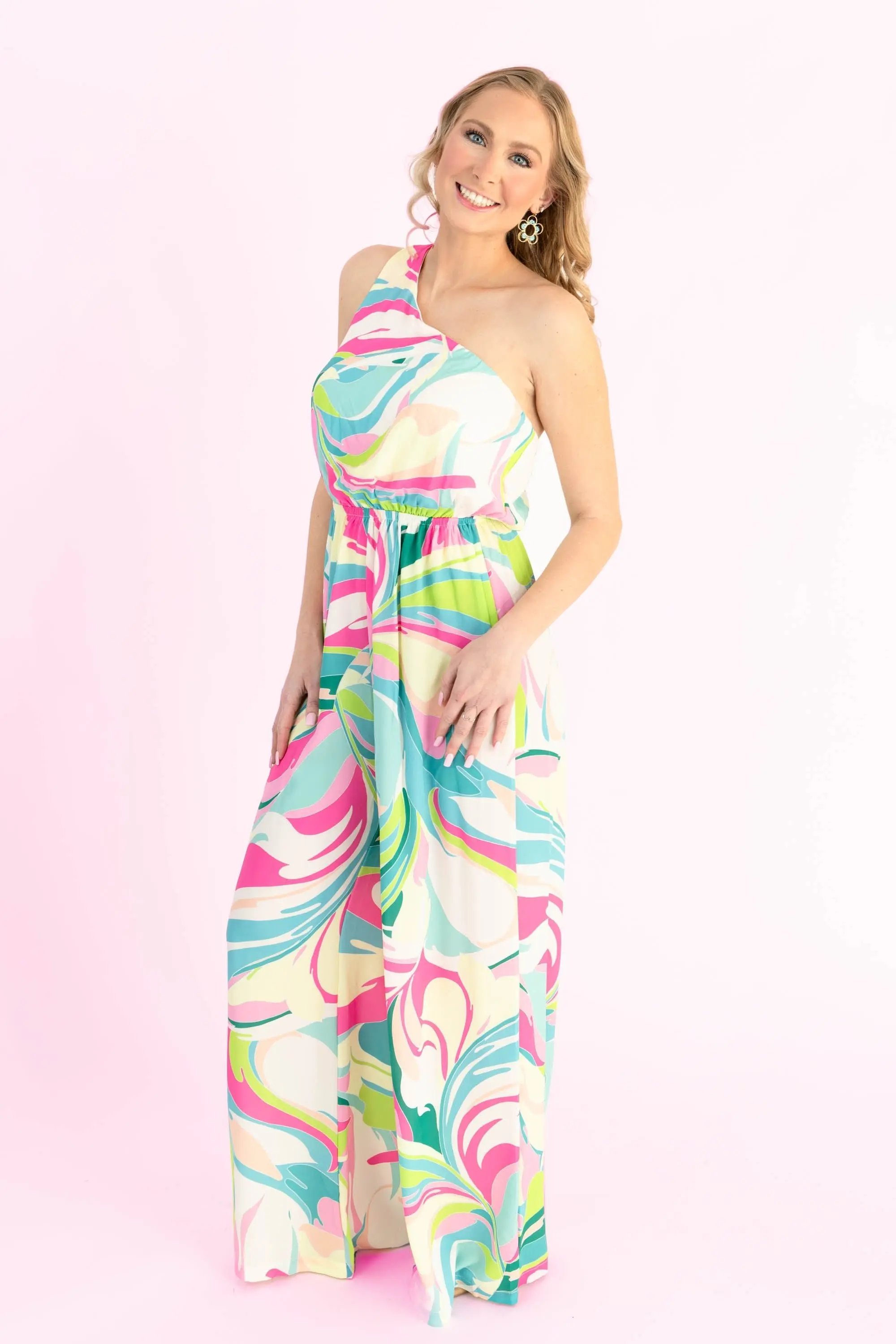 Style is Self-Expression One Shoulder Jumpsuit - ALJEGJ