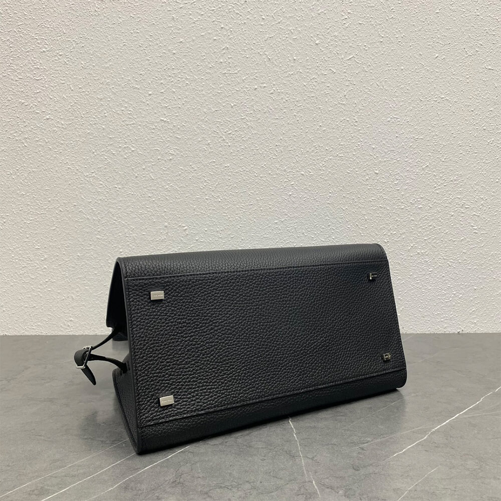 THE ROW Margaux 12 leather top-handle bag - Top Club