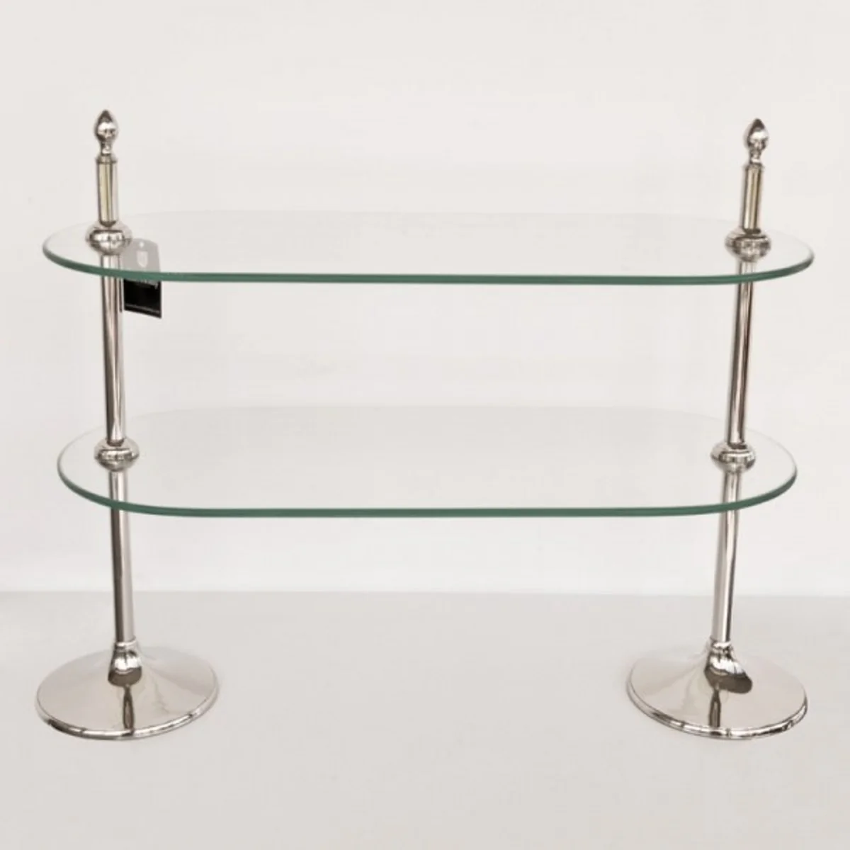 Luxury shelf cabinet nickel-plated - bathroom shelf shelf cupboard glass glass shelf