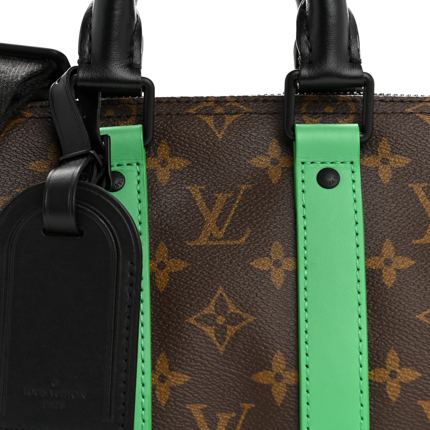 Monogram Macassar Keepall Bandouliere 25 Minty Green - Top Club