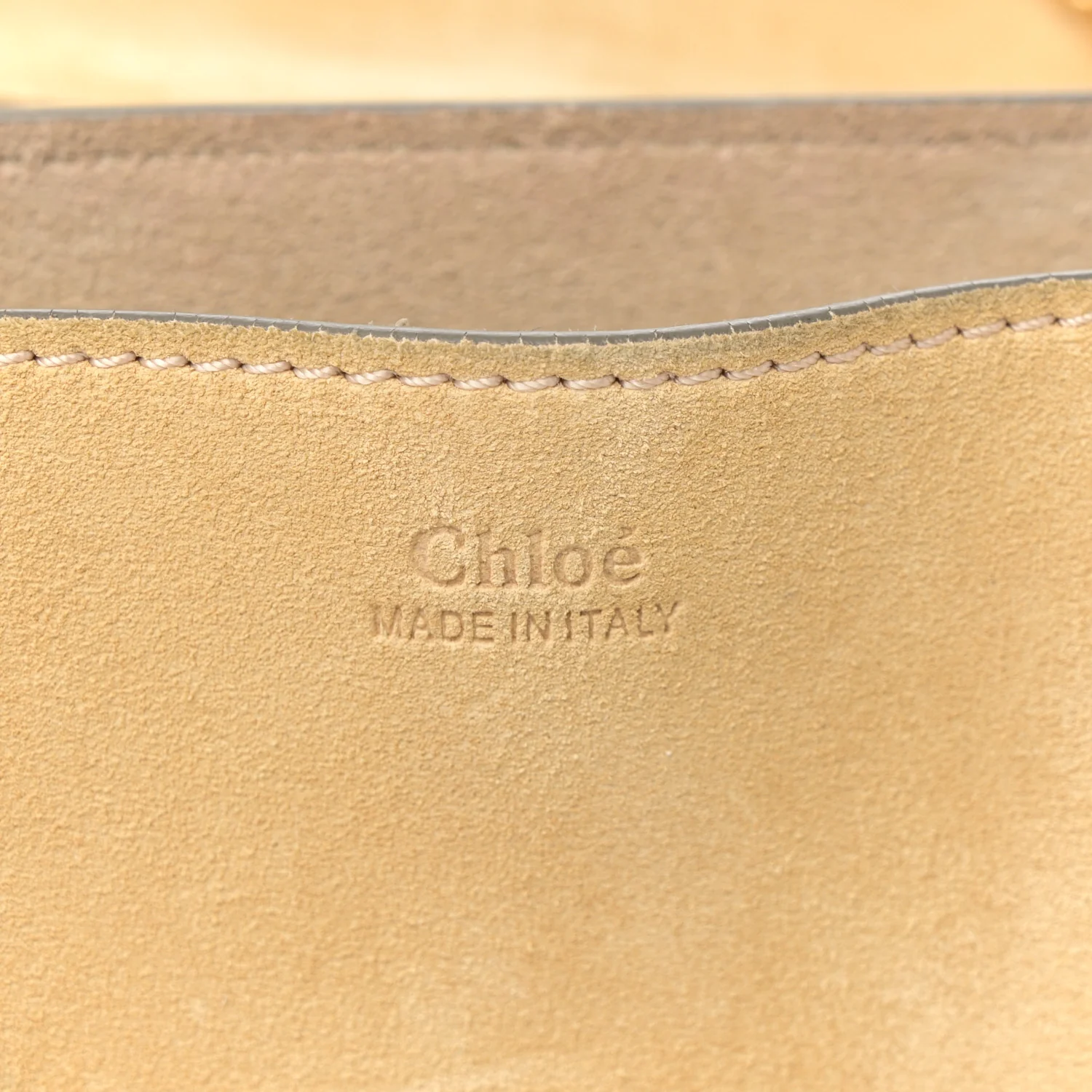 Suede Smooth Calfskin Drew Shoulder Bag Milky Coffee - Top Club