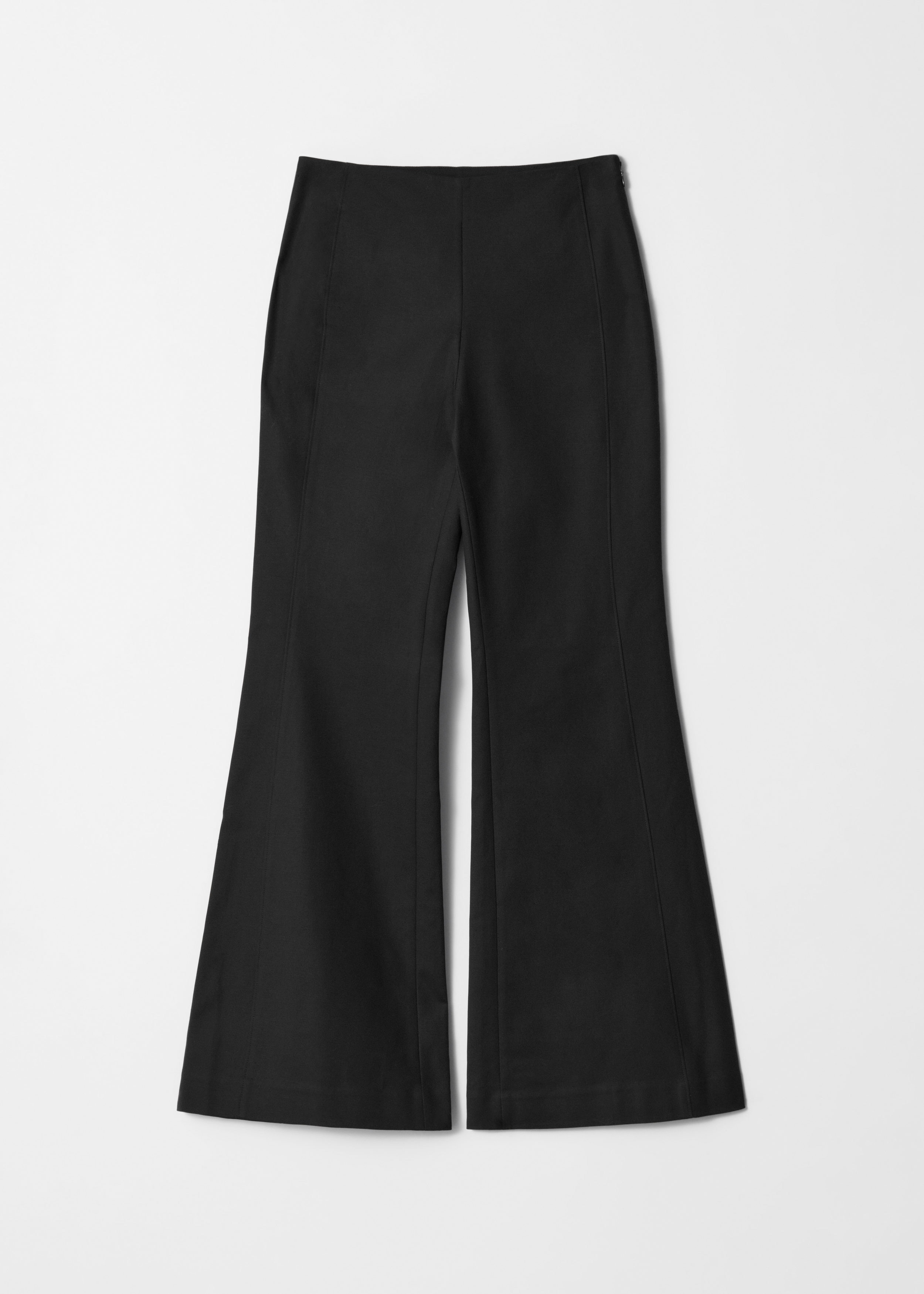 & Other Stories SLIM FLARED LEG TROUSERS