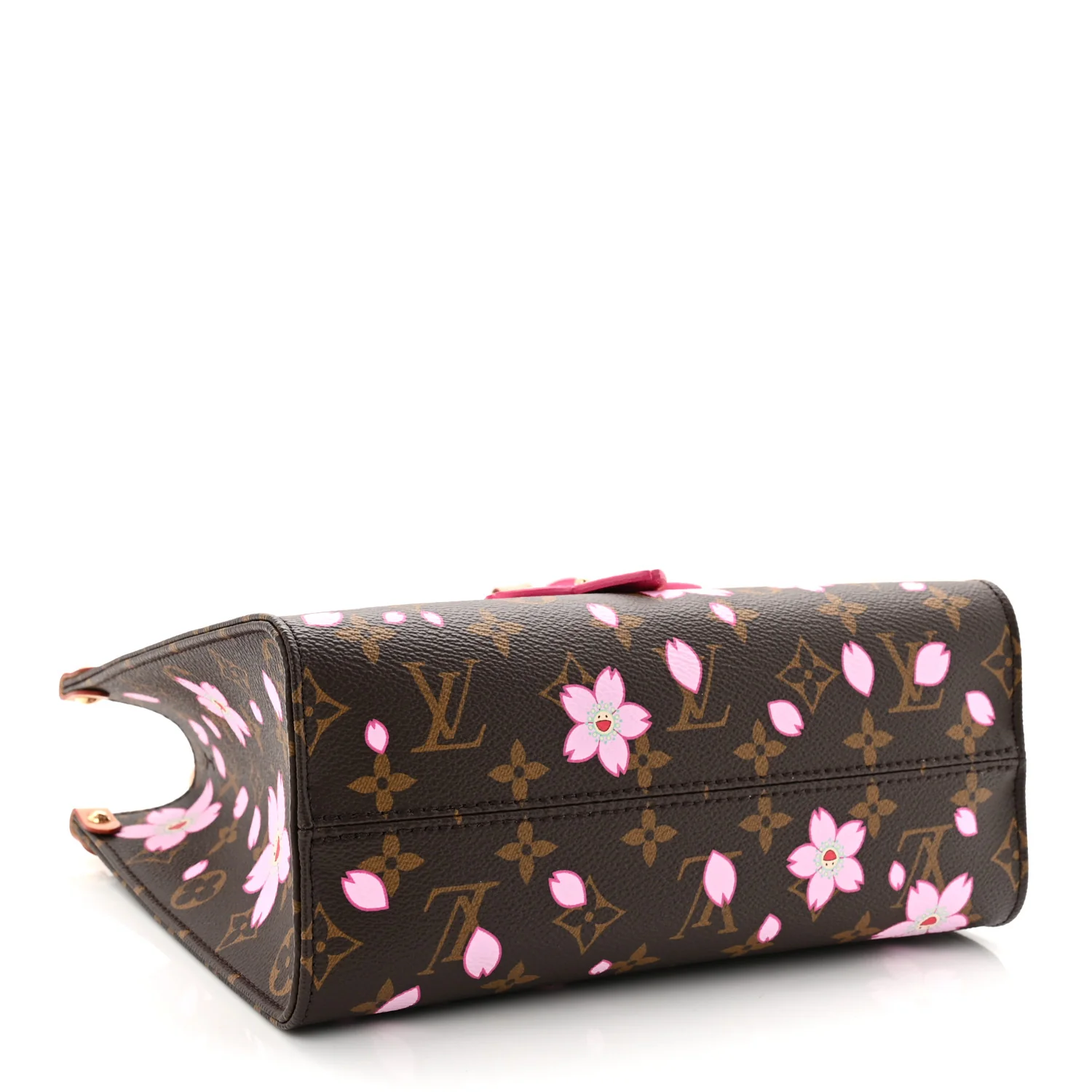 LV X TM Monogram Cherry Blossom Onthego PM Sakura Brown - Top Club