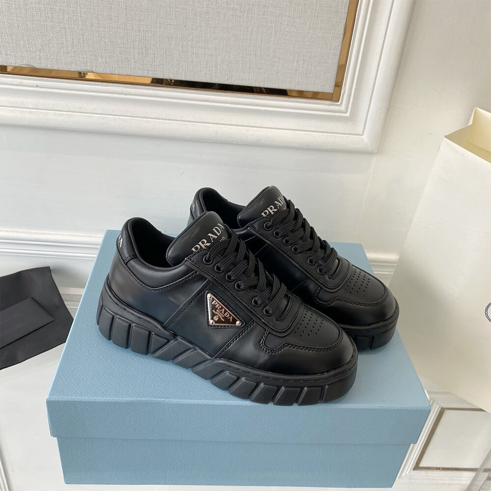 Prada Leather Sneakers - Top Club