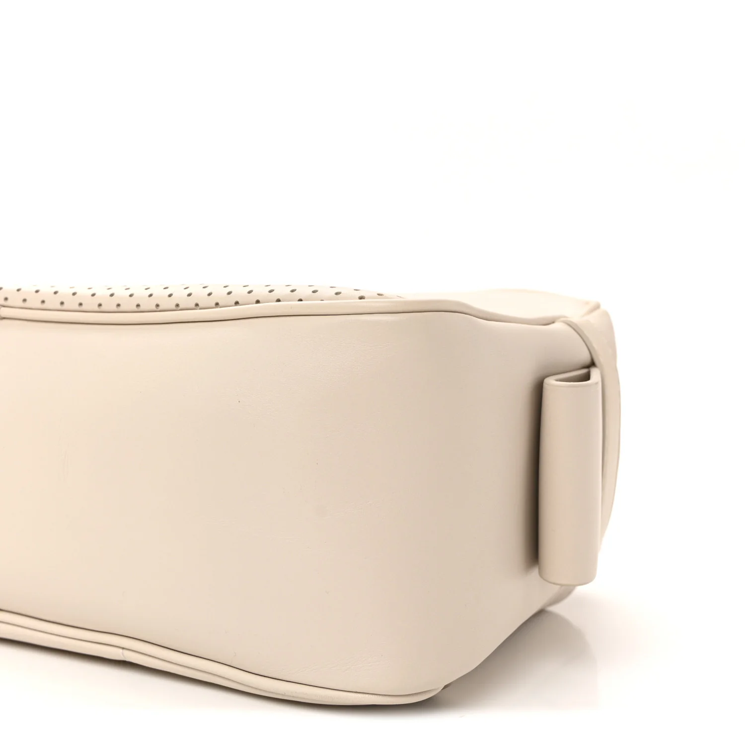 Perforated Calfskin Leggero Intrecciato Belt Bag Mist Plaster - Top Club