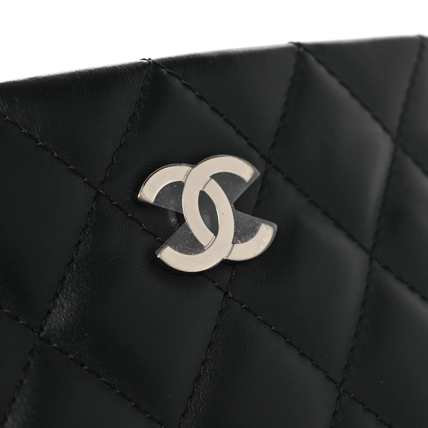 Lambskin Quilted Uniform Crossbody Bag Black - Top Club