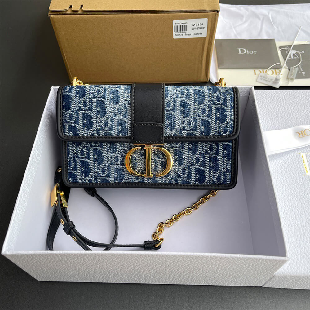Dior 30 Montaigne East-West Bag with Chain(HIGH-END grade)