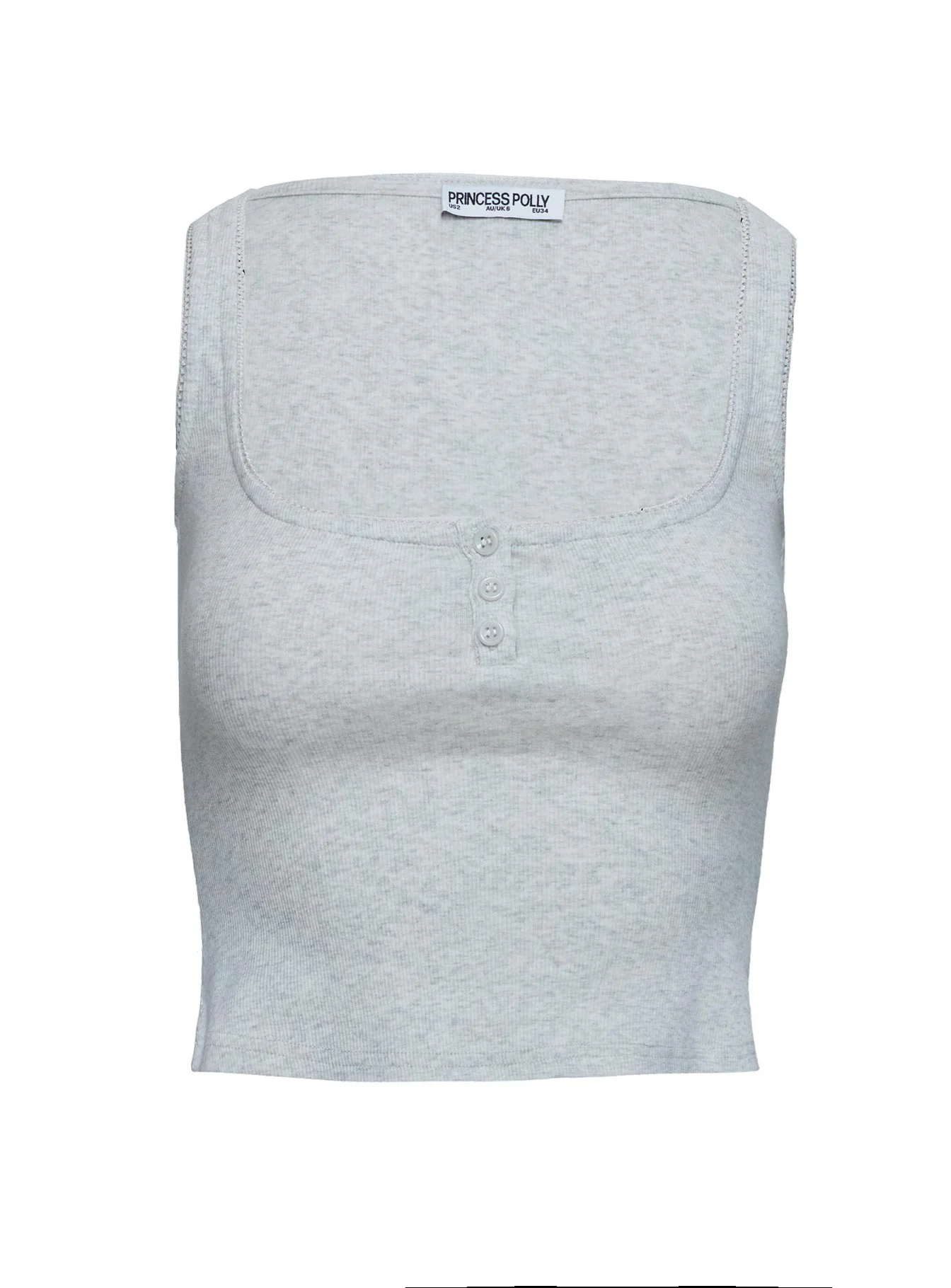 Sleepytea Rib Sleep Tank Top Grey