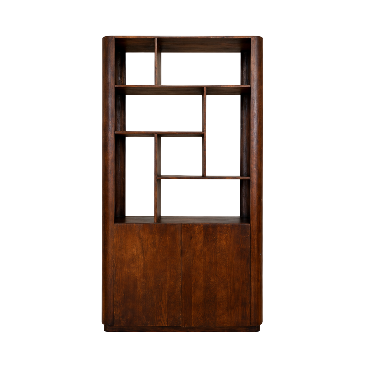 Vakkenkast Ralph 120 cm walnoot bruin