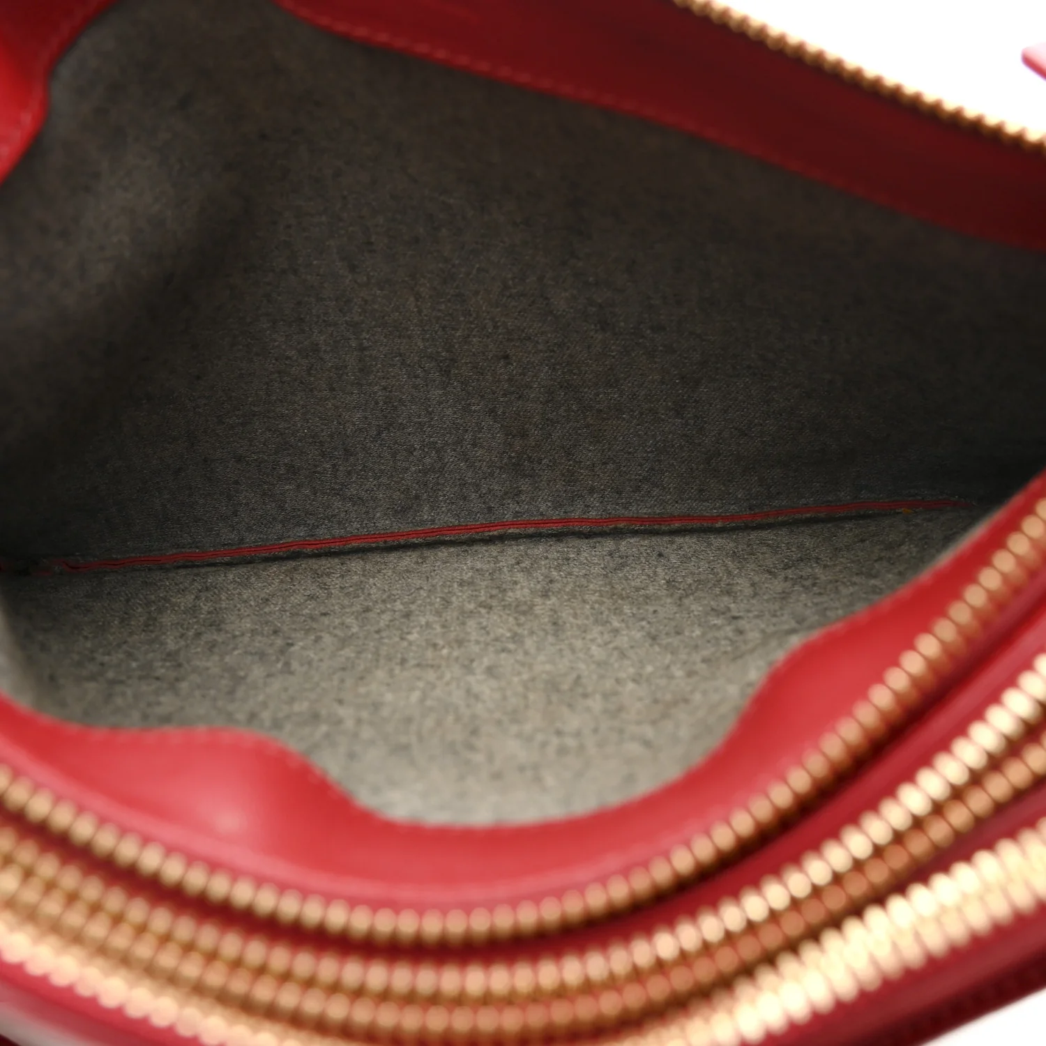 Lambskin Large Trio Crossbody Bag Red - Top Club