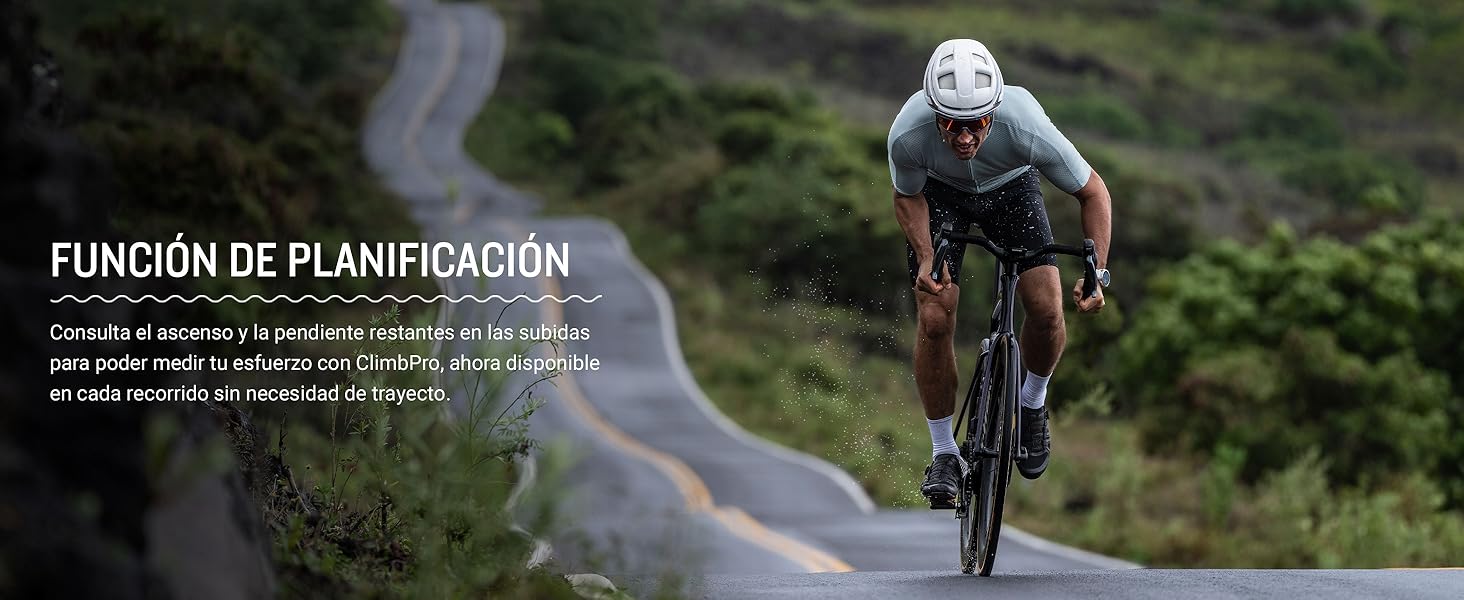 FUNCIÓN DE PLANIFICACIÓN DE PENDIENTES CLIMBPRO 
