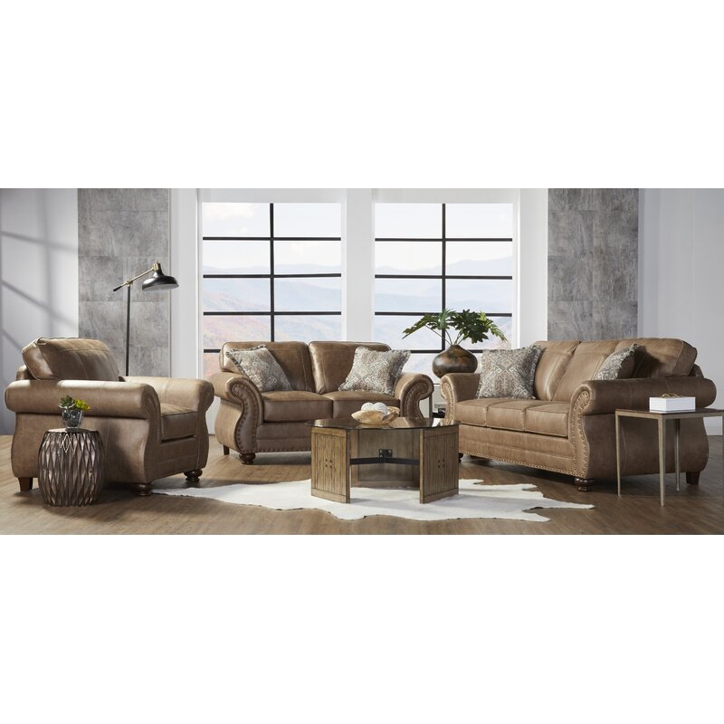 Claycomb 91” Round Arm Sofa