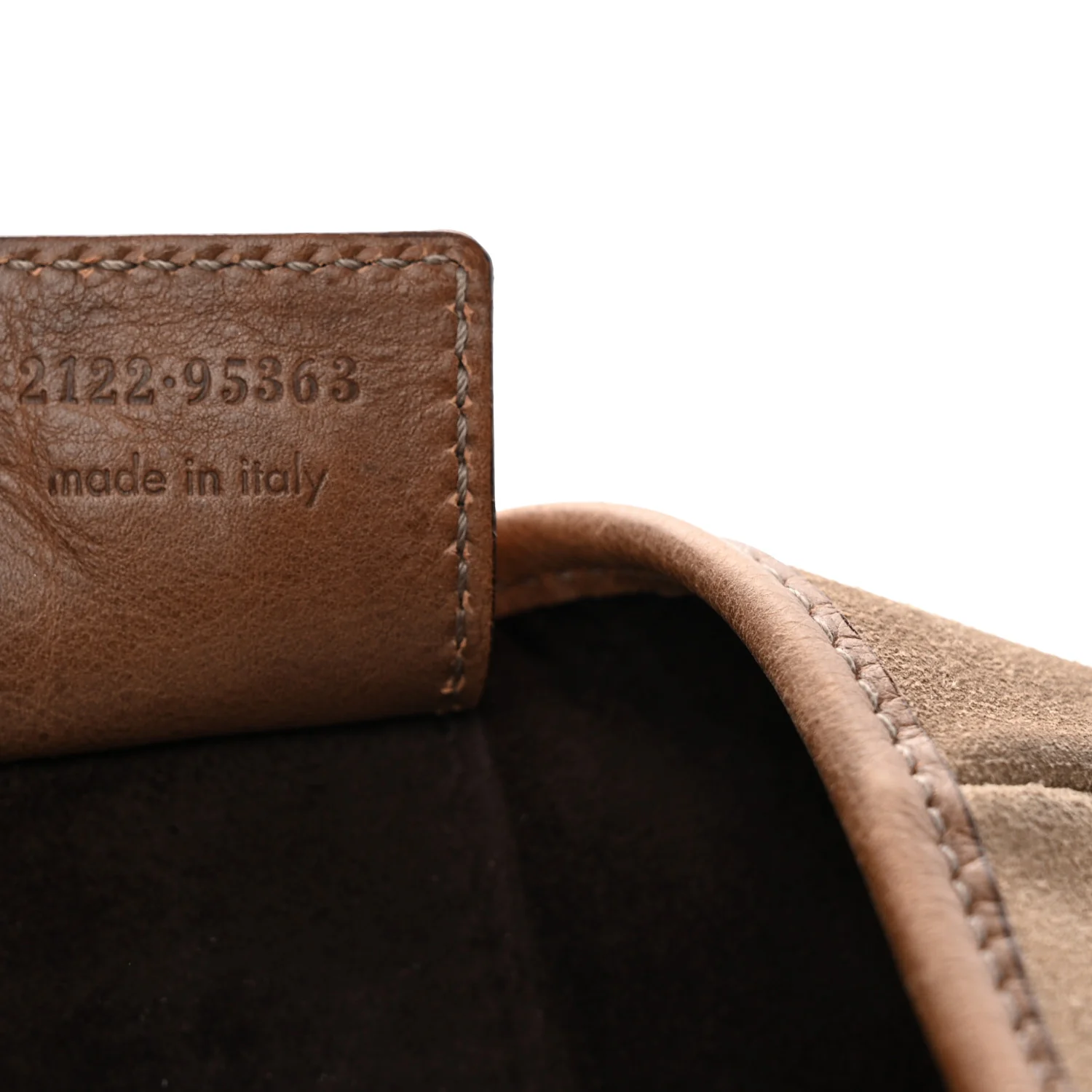 Suede Buffalo Horn Mombasa Hobo Beige - Top Club