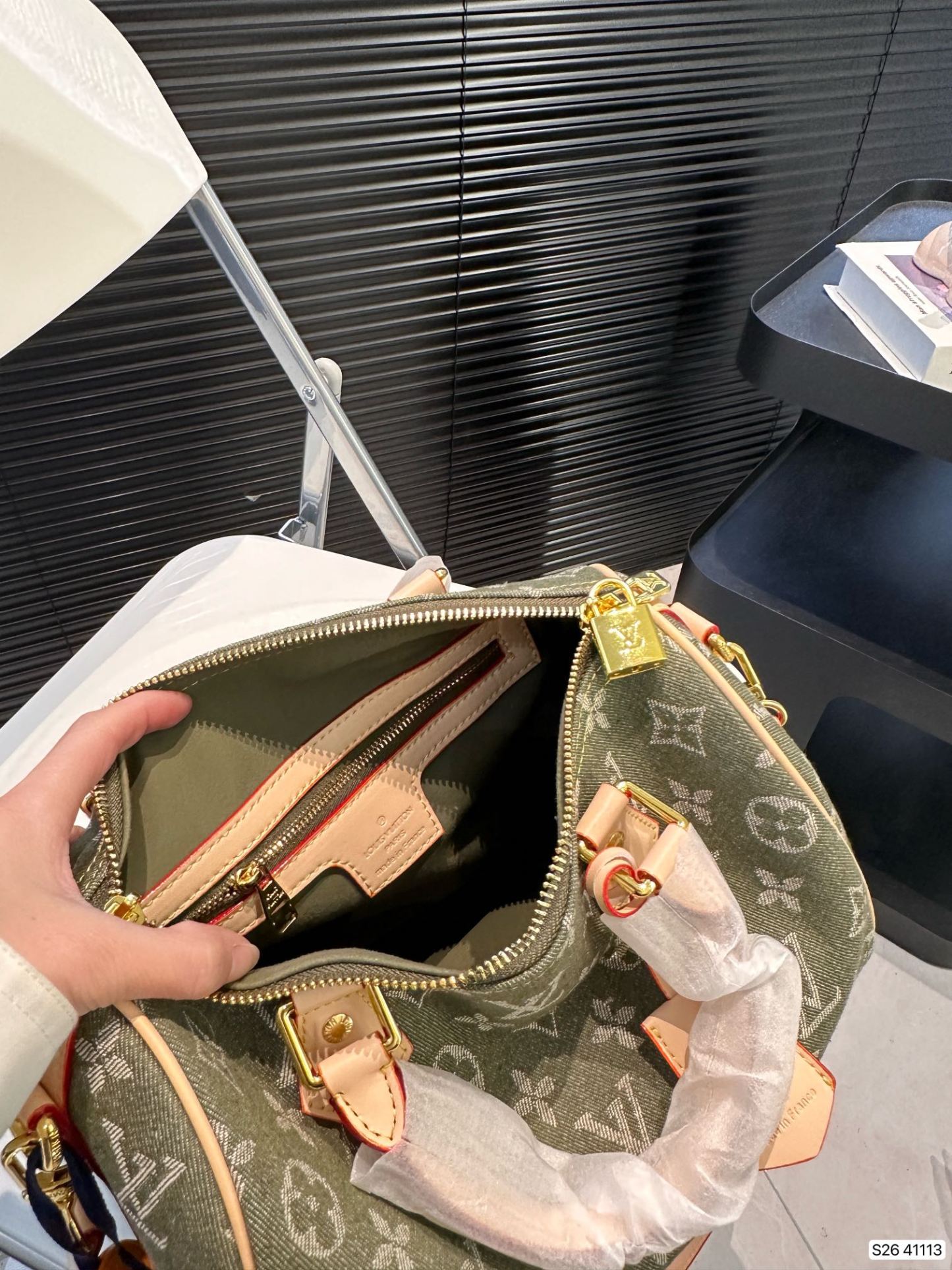 Louis new arrival speedy 25 denim bag size: 25 * 19  cm - Top Club
