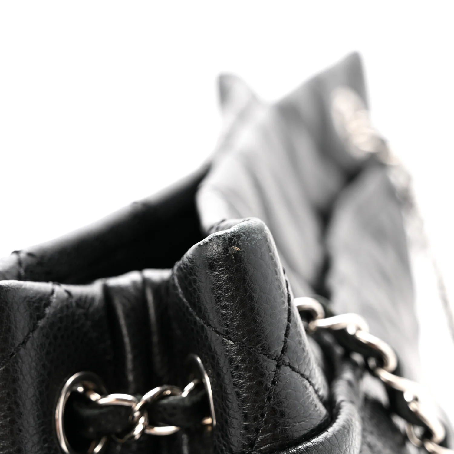 Caviar Quilted CC Timeless Soft Tote Black - Top Club