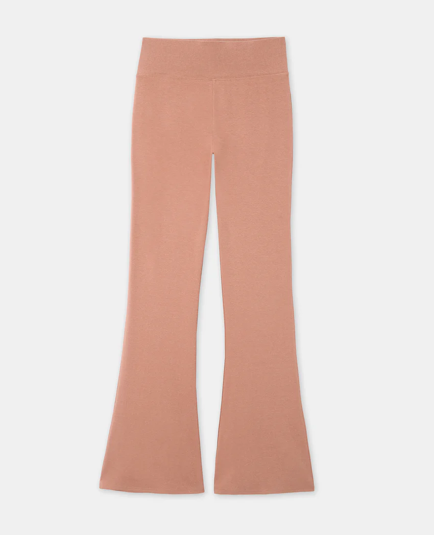 Pimkie Pantalon flare en maille avec taille élastiquée