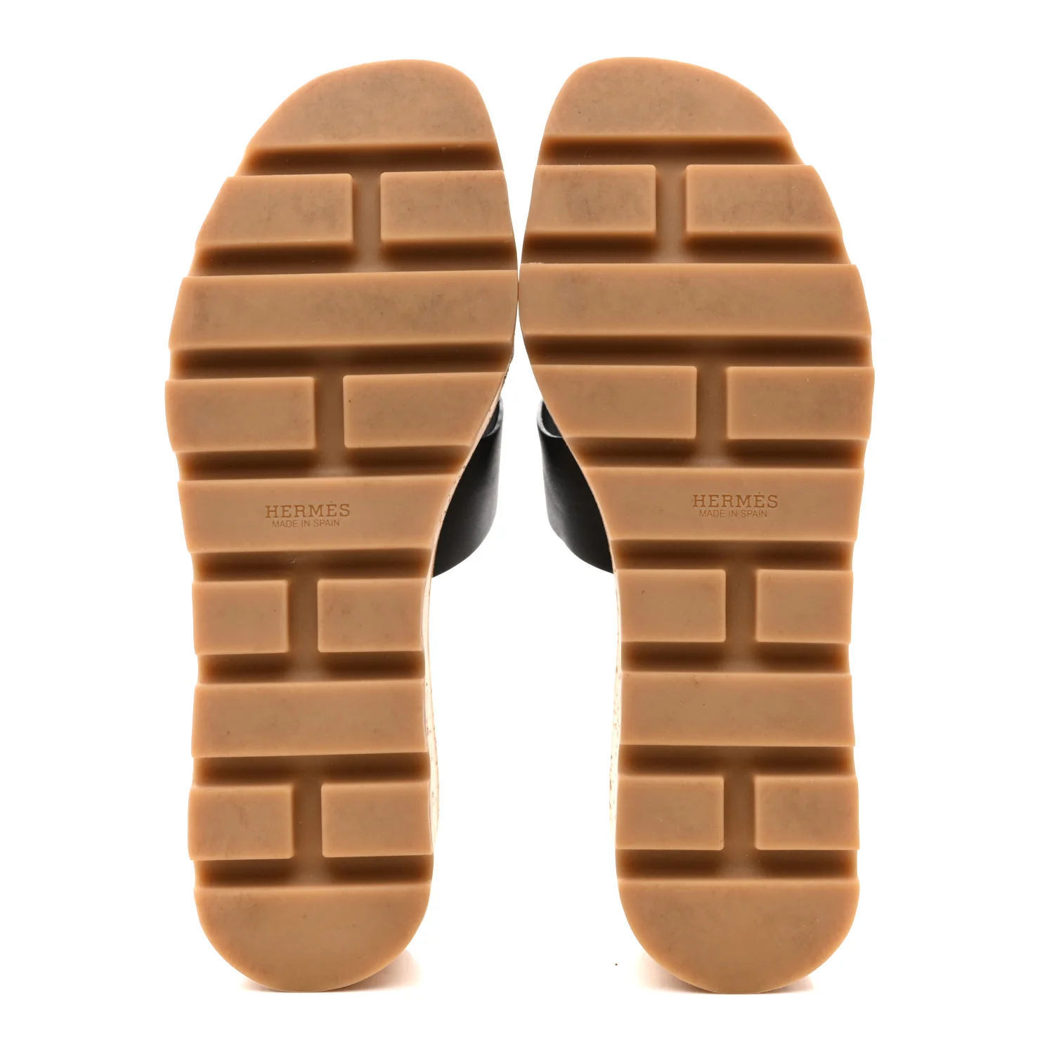 Calfskin Cork Eze 30 Sandals 37 Black - Top Club