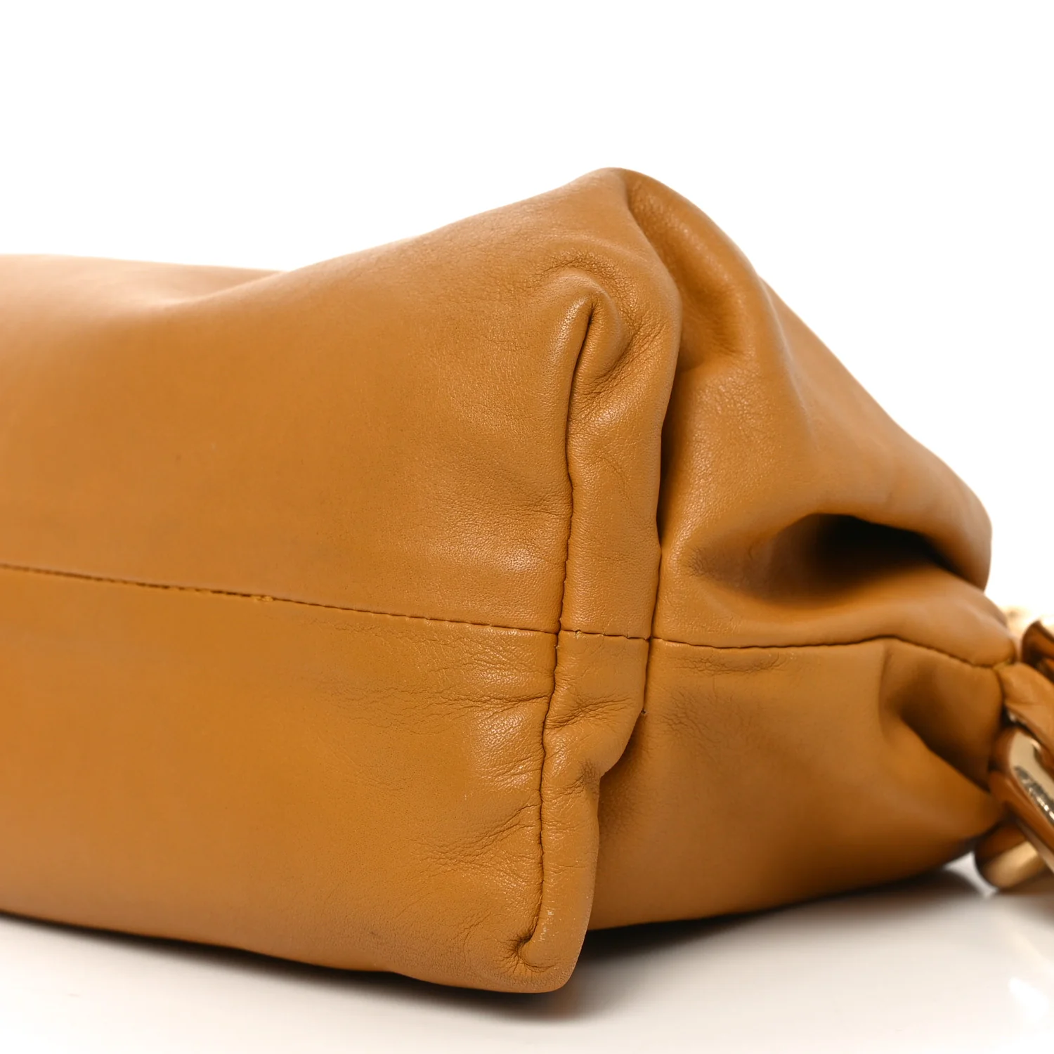 Calfskin The Pouch Chain Cammello - Top Club