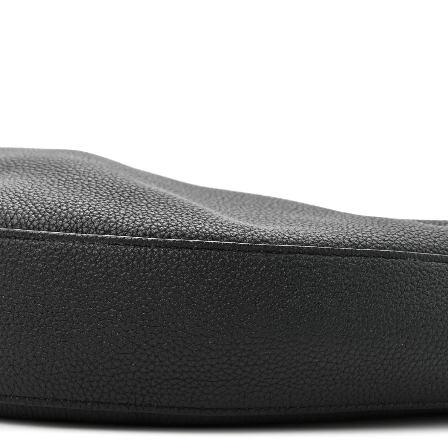 Pebbled Calfskin Augustina Hobo Black - Top Club