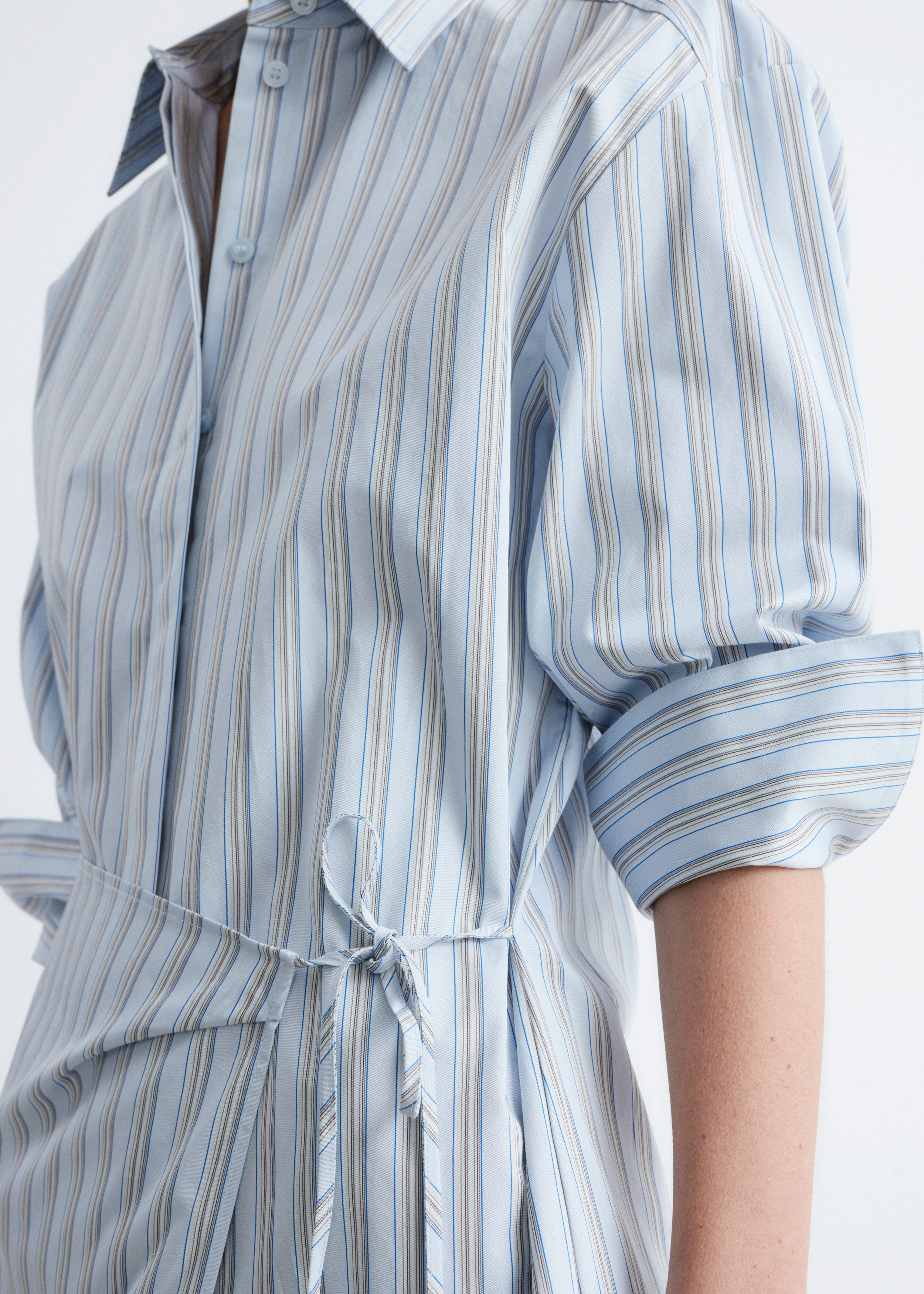 & Other Stories WRAP SHIRT MINI DRESS
