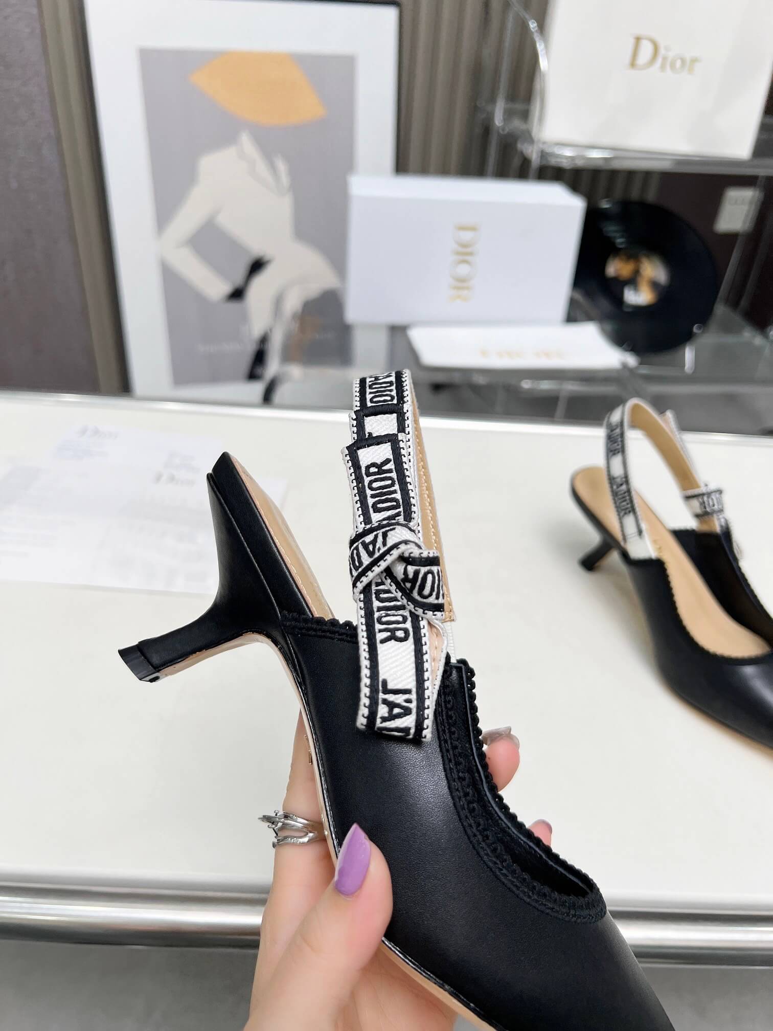 J Adior Slingback Pump - Top Club