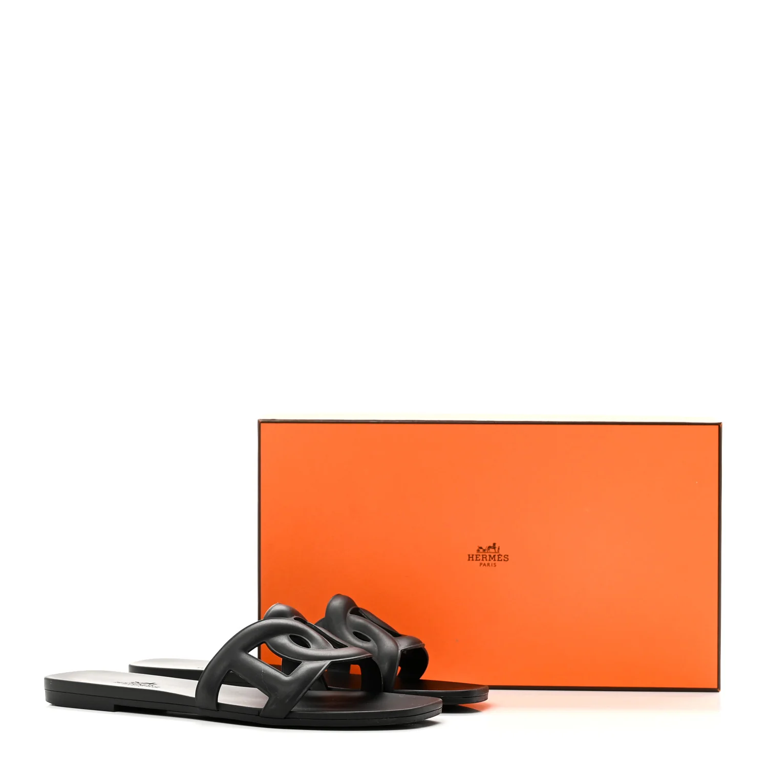 Rubber Aloha Sandals 35 Black - Top Club