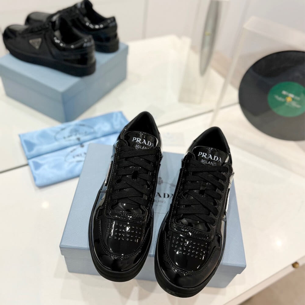 Prada Downtown nappa leather sneakers - Top Club