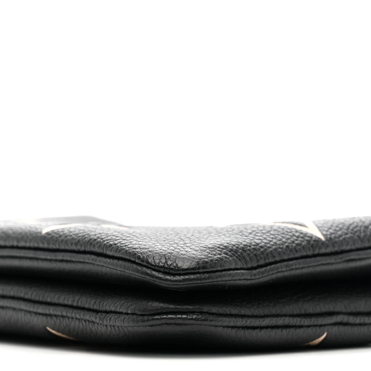 Empreinte Monogram Giant Double Zip Pochette Black Cream - Top Club