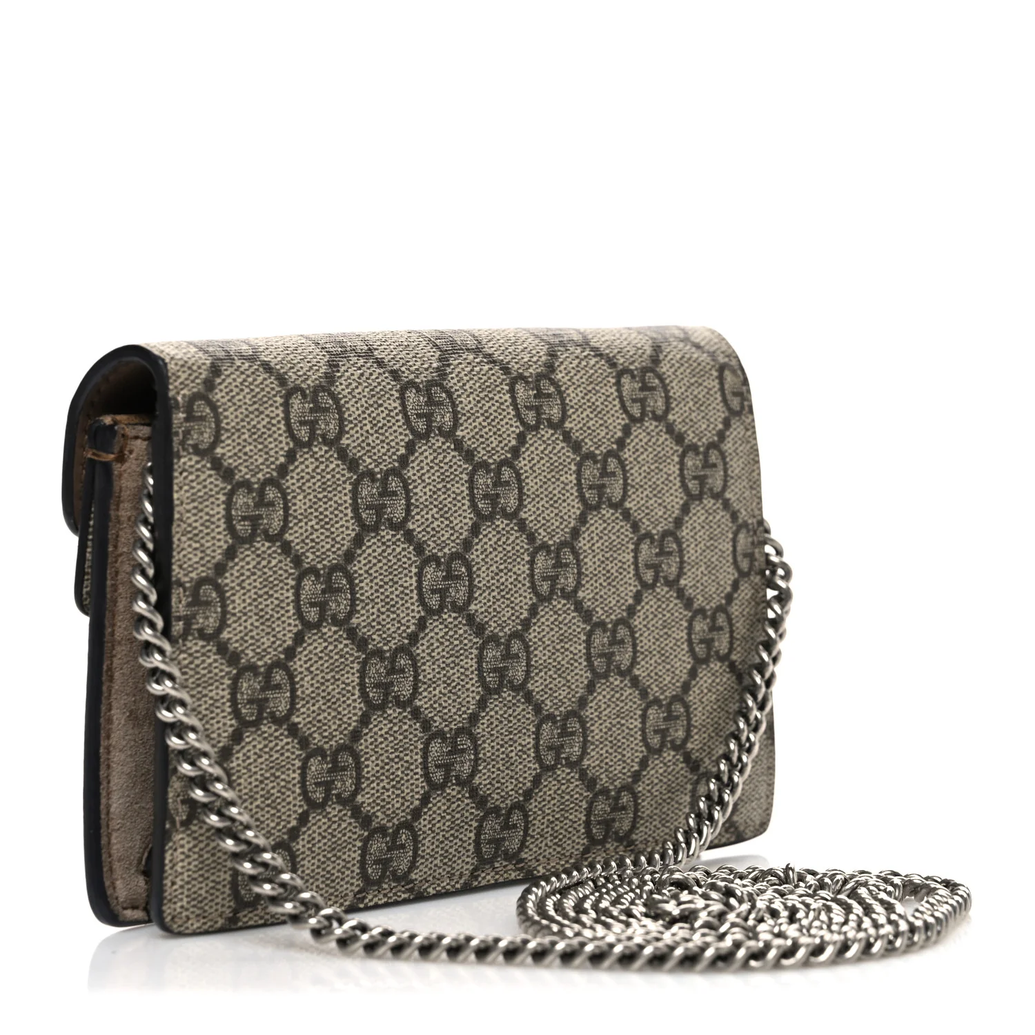 GG Supreme Monogram Super Mini Dionysus Shoulder Bag Taupe - Top Club