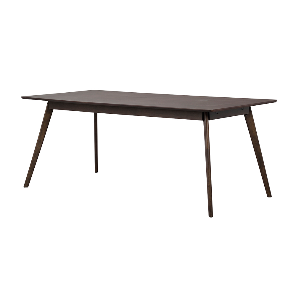 Eettafel Yumi - Donker eiken - 190 cm x 90 cm - verlengbaar