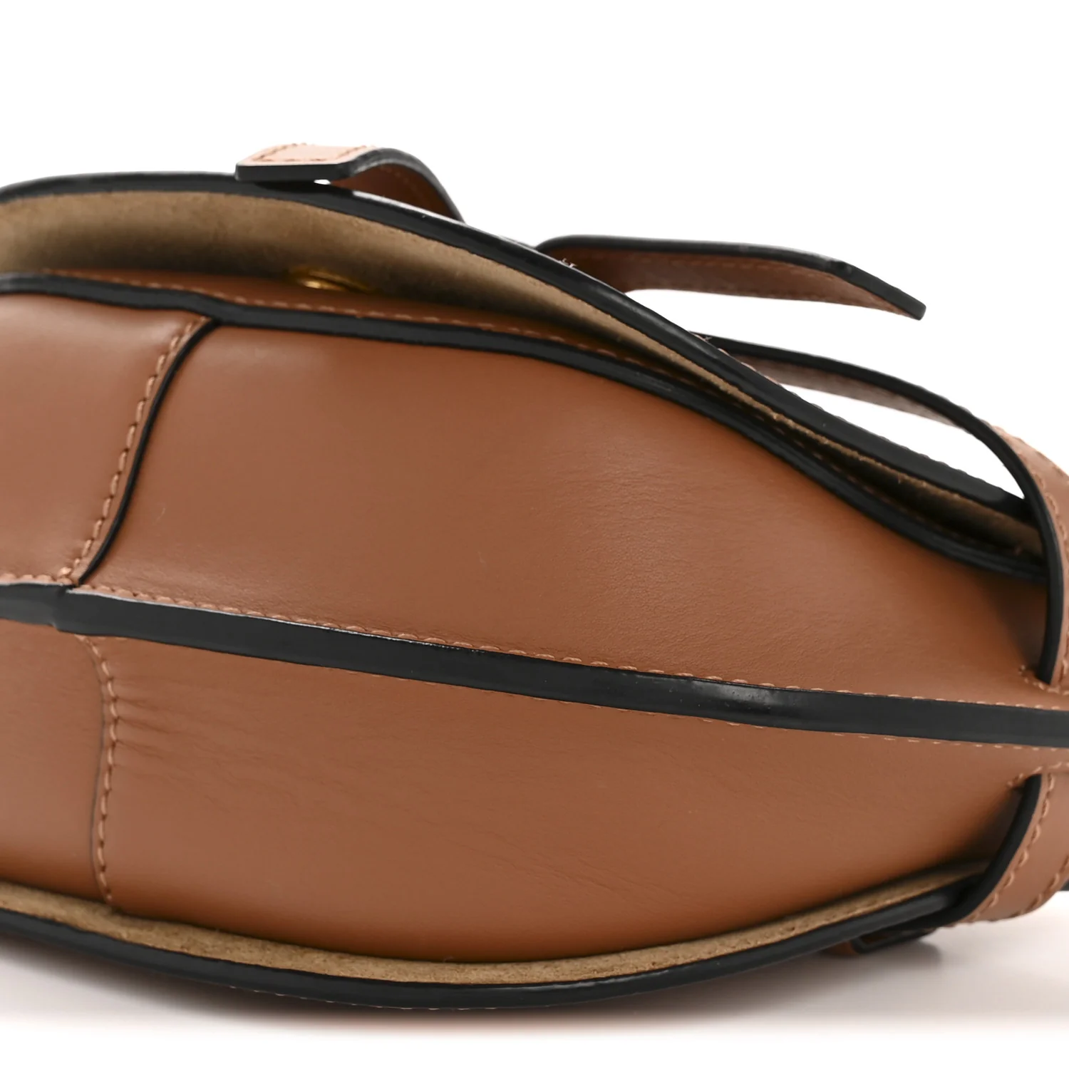 Calfskin Jacquard Mini Gate Dual Bag Tan - Top Club