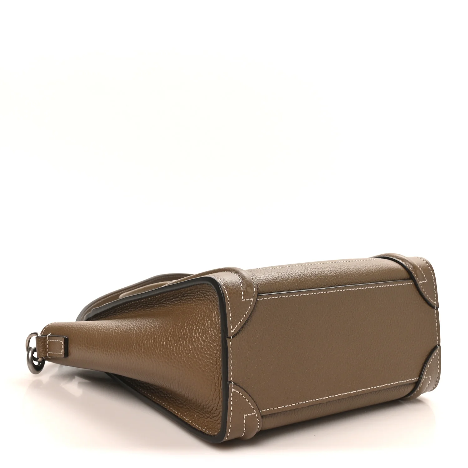 Drummed Calfskin Nano Luggage Souris - Top Club