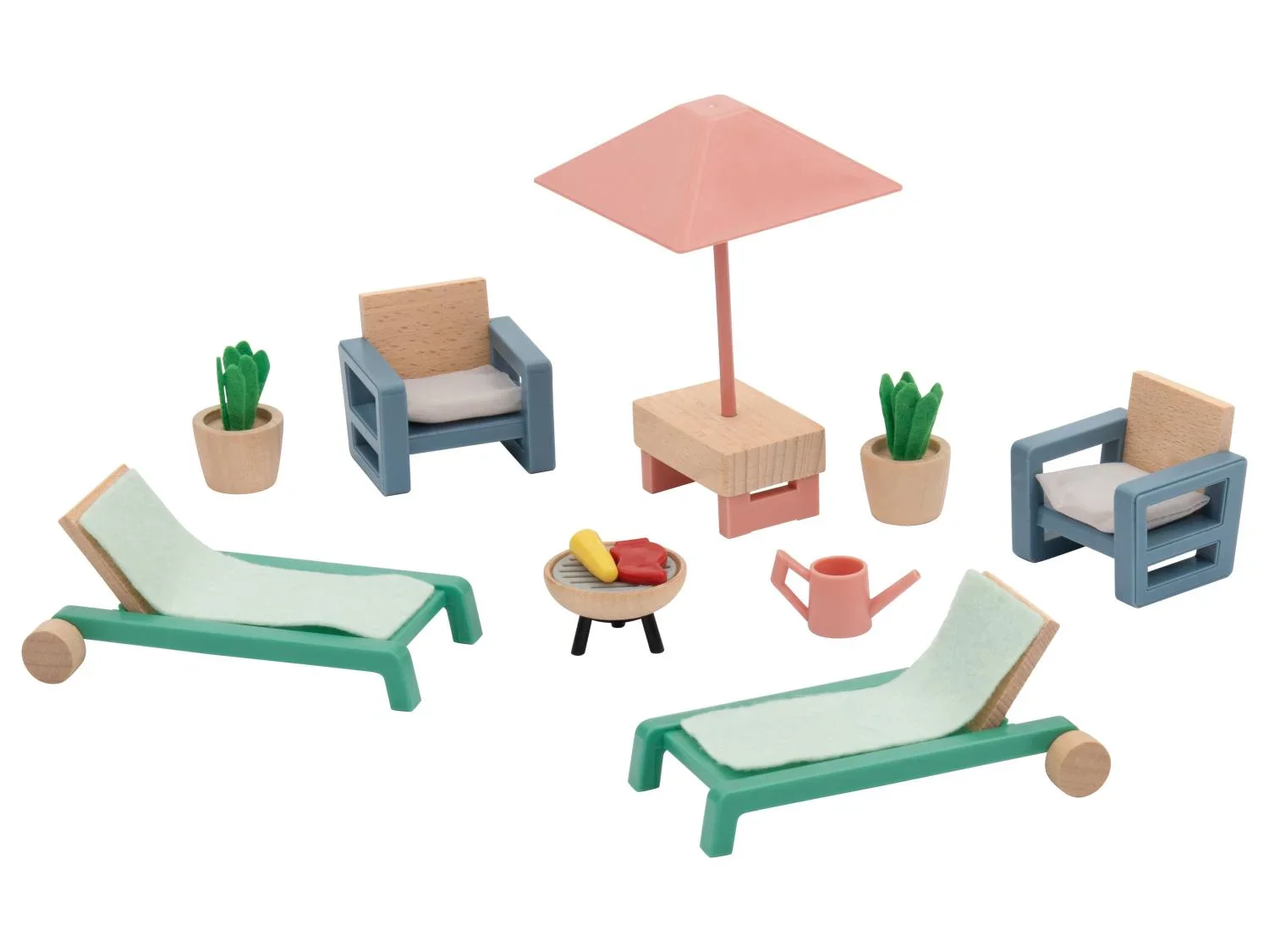 lupilu Accessoires maison de poupes bois
