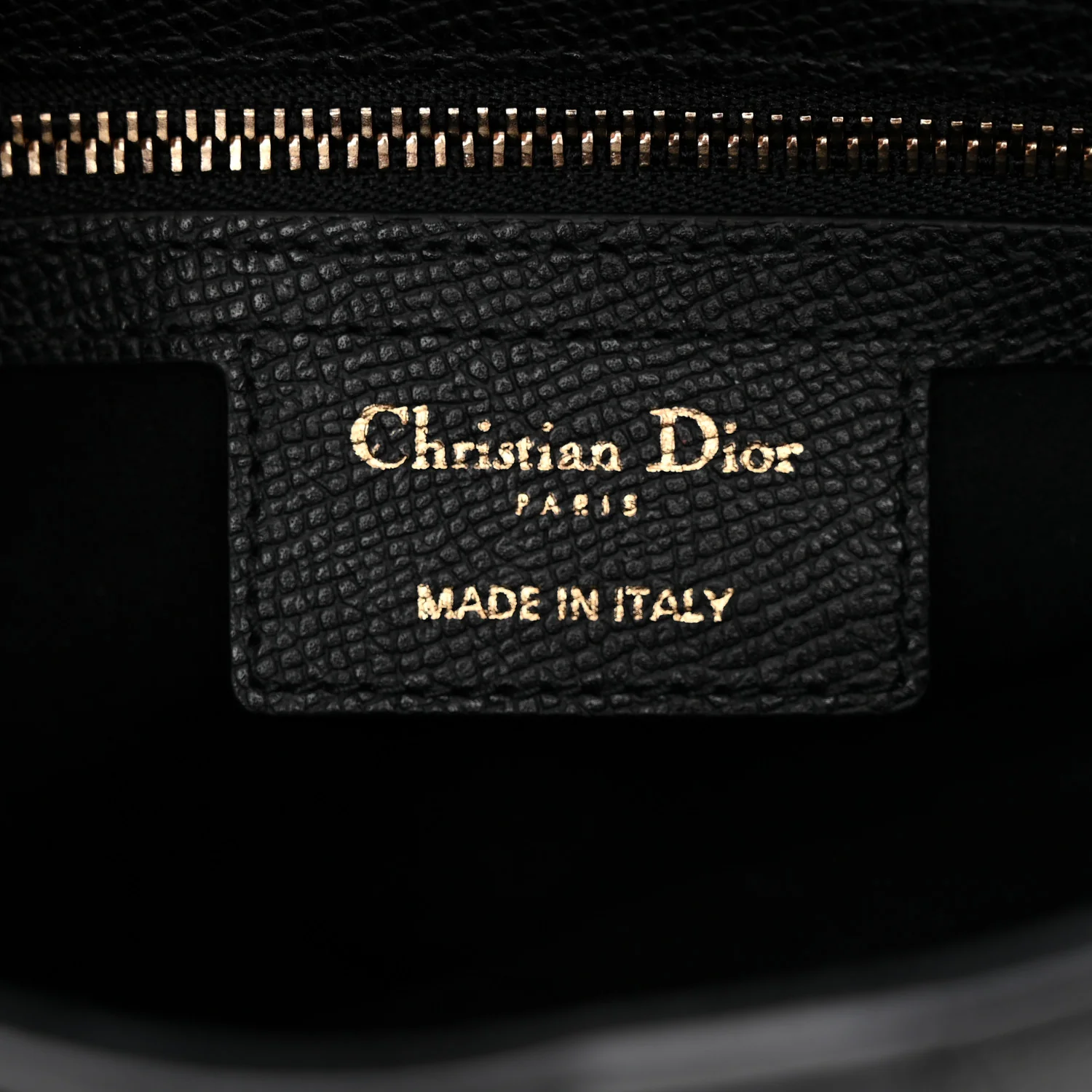 Grained Calfskin Saddle Bag Black - Top Club