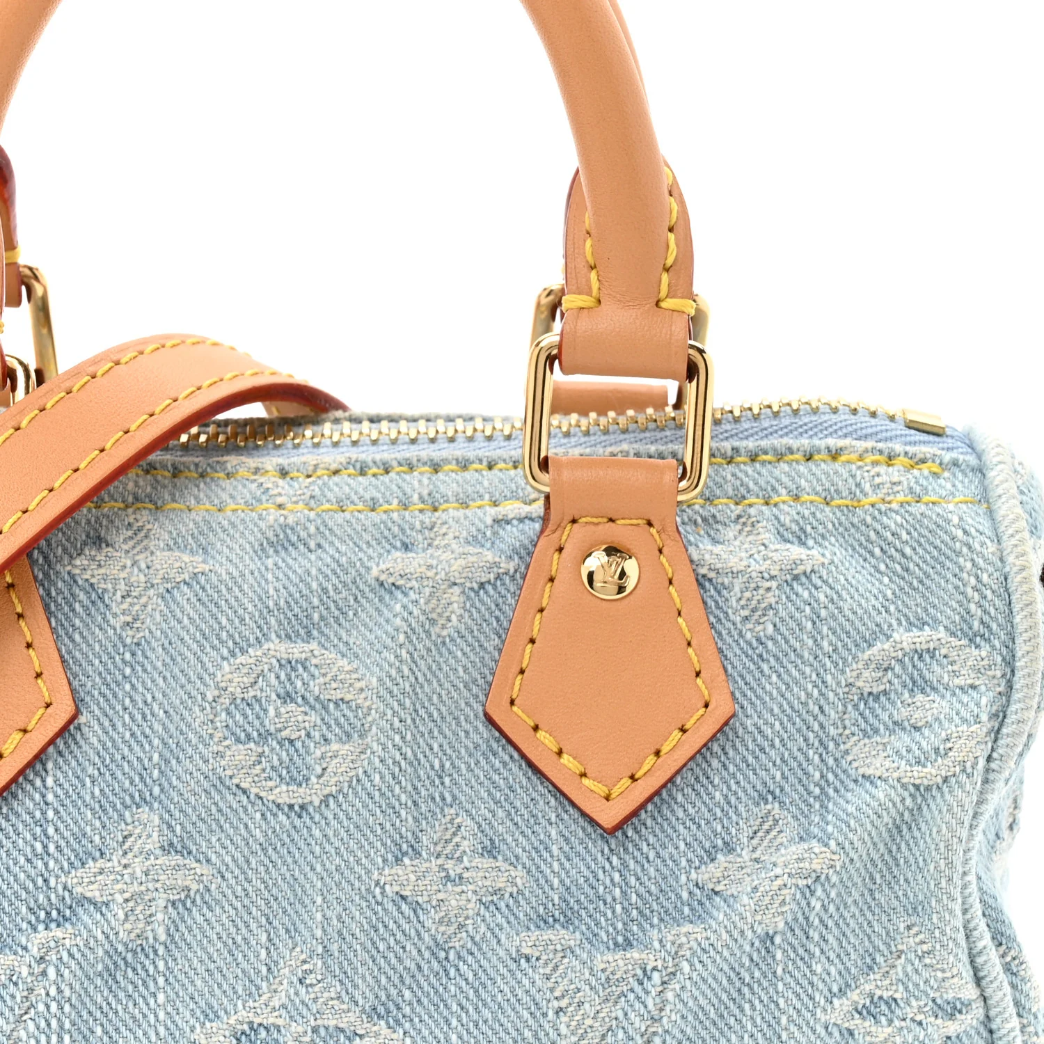 Monogram Denim Nano Speedy Sky Blue - Top Club